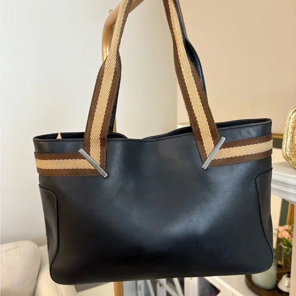 (EUC) Gucci Vintage Sherry Line Web Tote (Tom Ford Era) - Picture 3 of 11